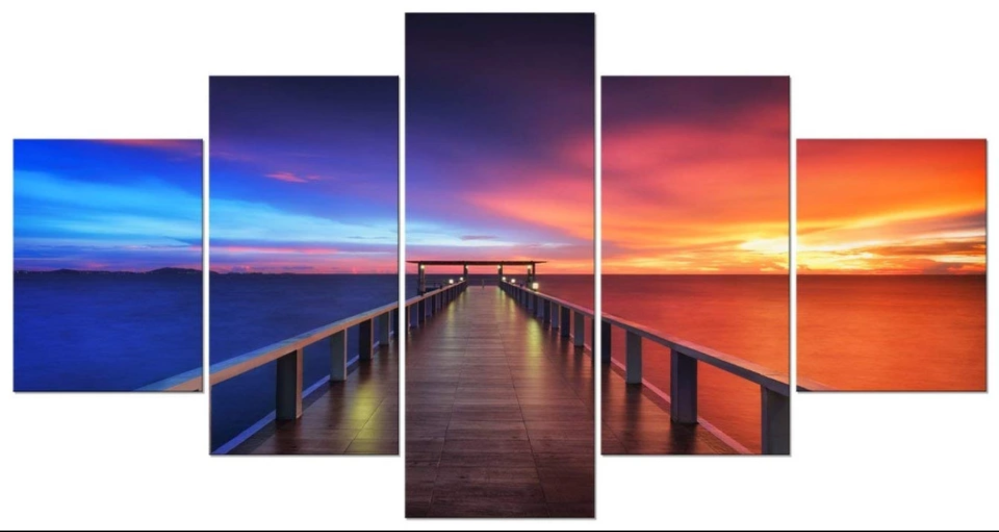Amazing Colours from a Pier