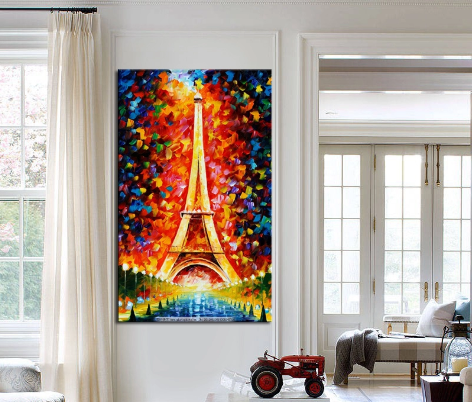 Abstract Eiffel Tower
