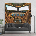 Airplane Cockpit Tapestry