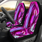 Abstract Purple Car Seat Covers