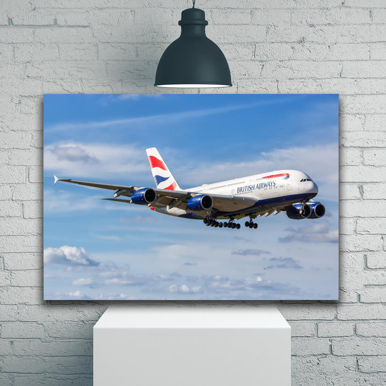 British Airways A380 on Finals 1JP267