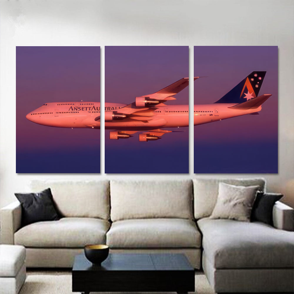 Ansett 747-400 1JP322