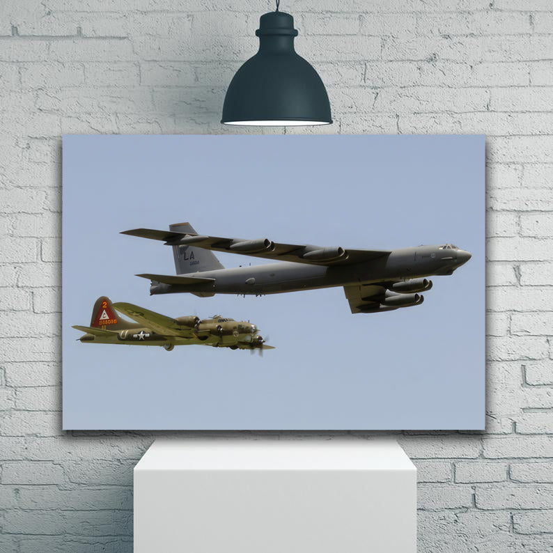 B-17 & B-52 Display Flight 1JP334