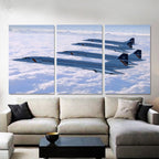 4 British Airways Concordes In Flight 1JP419