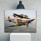 2 Hawker Hurricanes in flight 1JP563