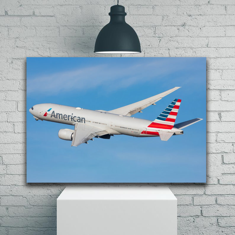 American Airlines Boeing 777 In Flight 1JP570