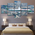 Cathay Pacific A350 Cabbage Livery 80th Anniversary 2 Canvas Prints