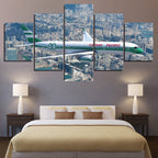 Cathay Pacific A350 Cabbage Livery 80th Anniversary 2 Canvas Prints