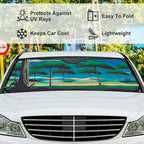 Bikini Model on the Beach Sunshade For Cars & Trucks