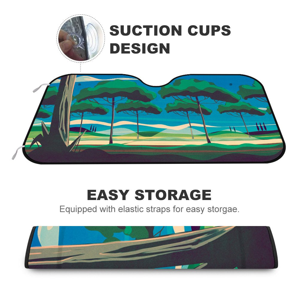 Canberra Raiders Windcreen Sunshade For Cars & Trucks  1JPDRAI