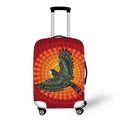 Aboriginal Black Cockatoo Luggage / Suitcase Covers