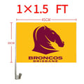Brisbane Broncos Car Flag/s