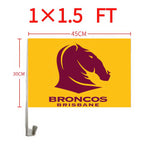 Brisbane Broncos Car Flag/s