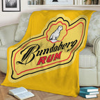 Bundaberg Rum Fleece Throw Blanket
