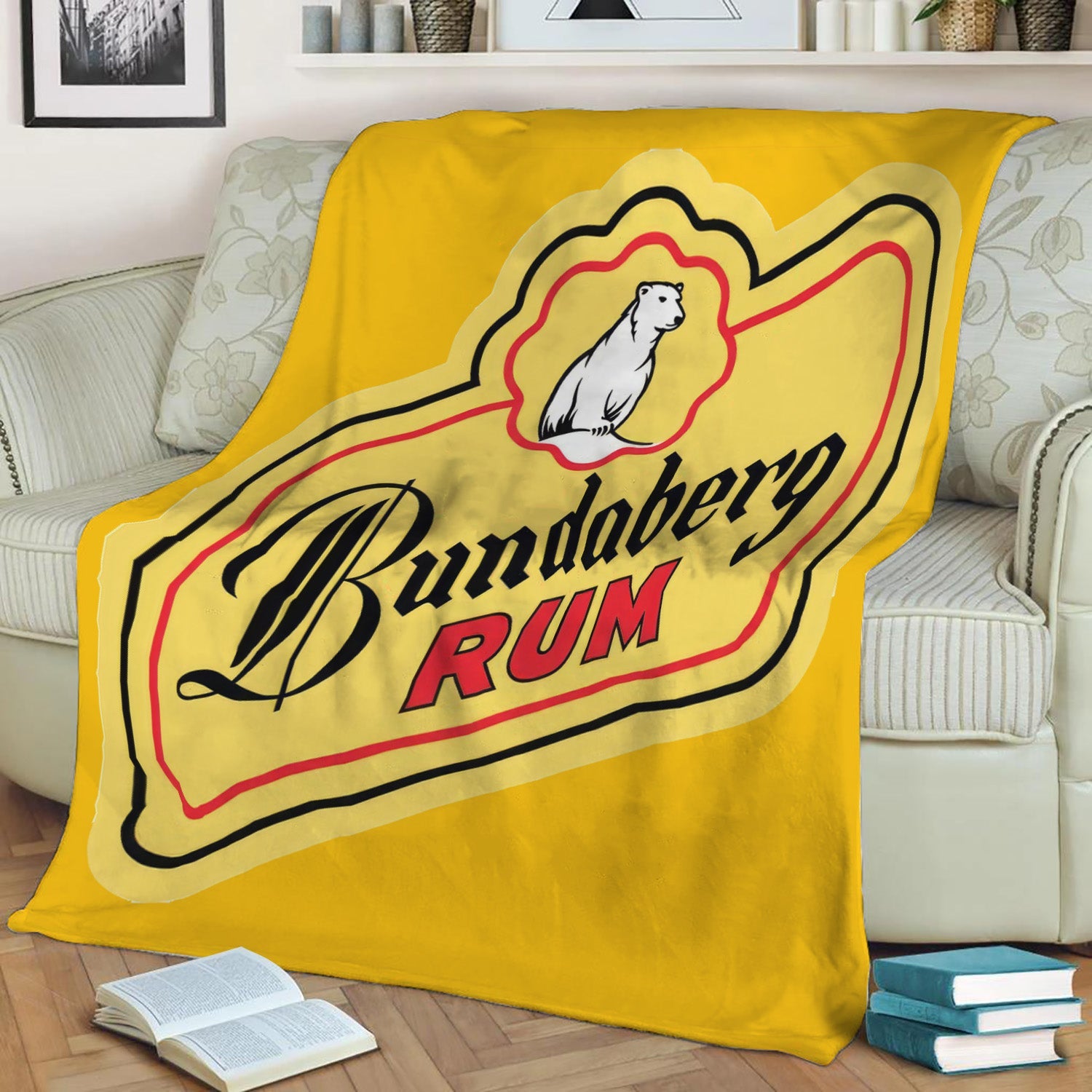 Bundaberg Rum Fleece Throw Blanket