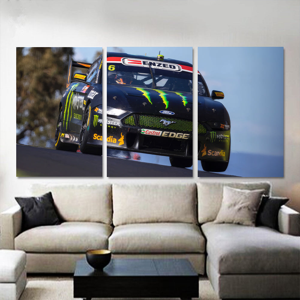 Cam Waters Ford Mustang Supercars Canvas Prints