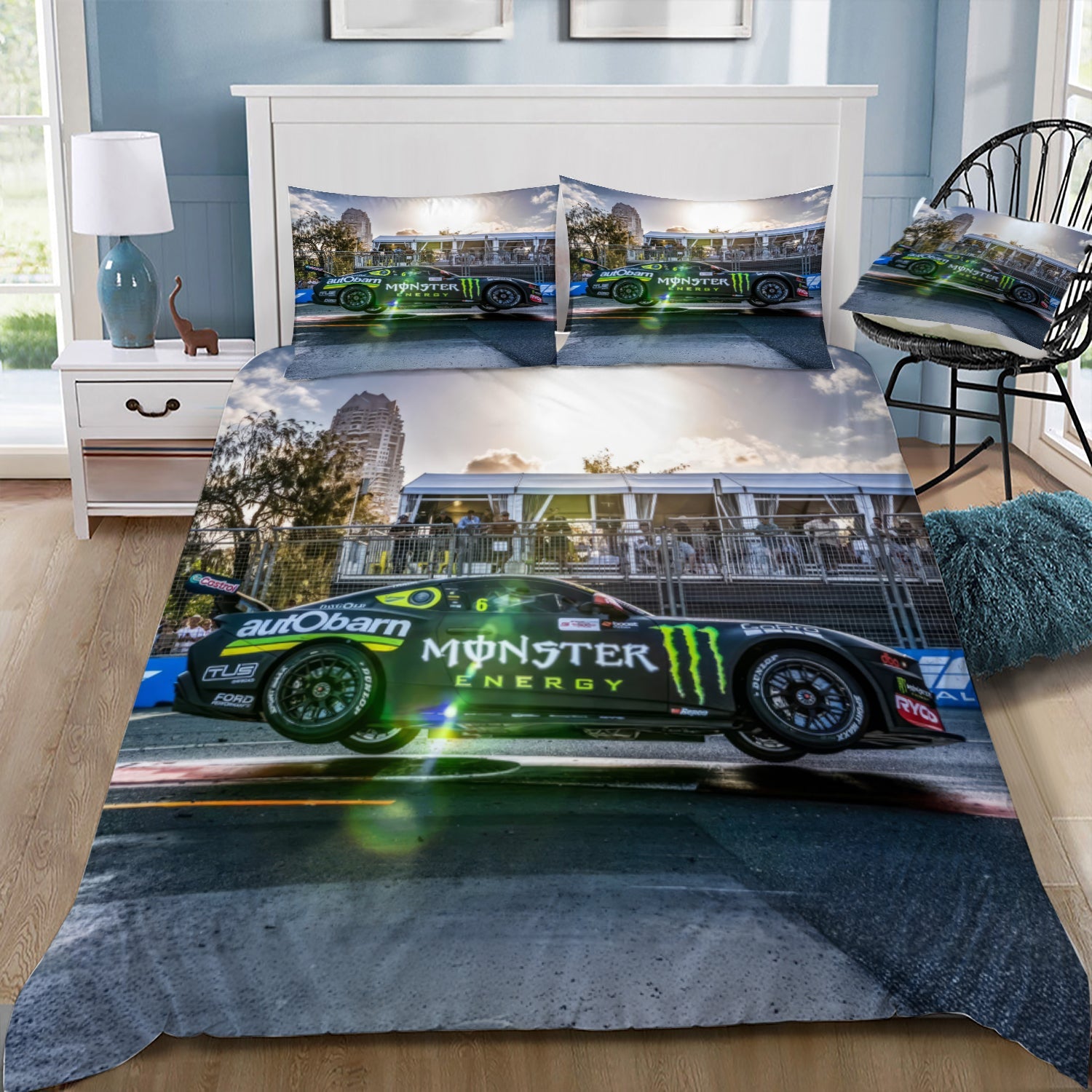 Cam Waters Ford Mustang Supercars Doona / Duvet Cover and 2 Pillow Slips