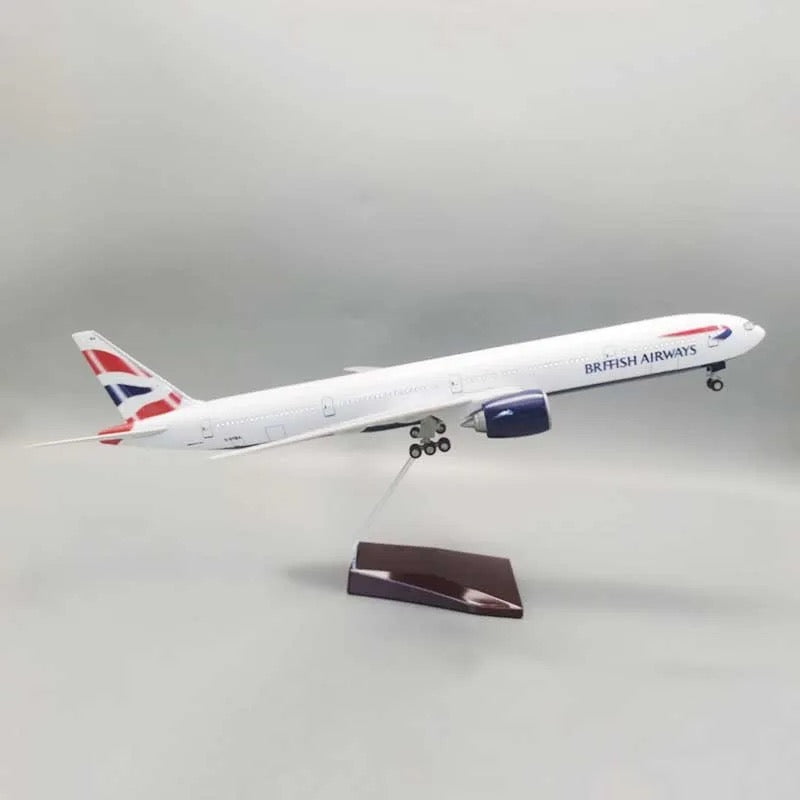 British Airways Boeing 777-300 47cm 1/160 LED & Non LED Model Plane