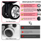 4/8 Pieces Set Silicone Luggage Protector Wheel Covers