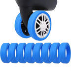 4/8 Pieces Set Silicone Luggage Protector Wheel Covers