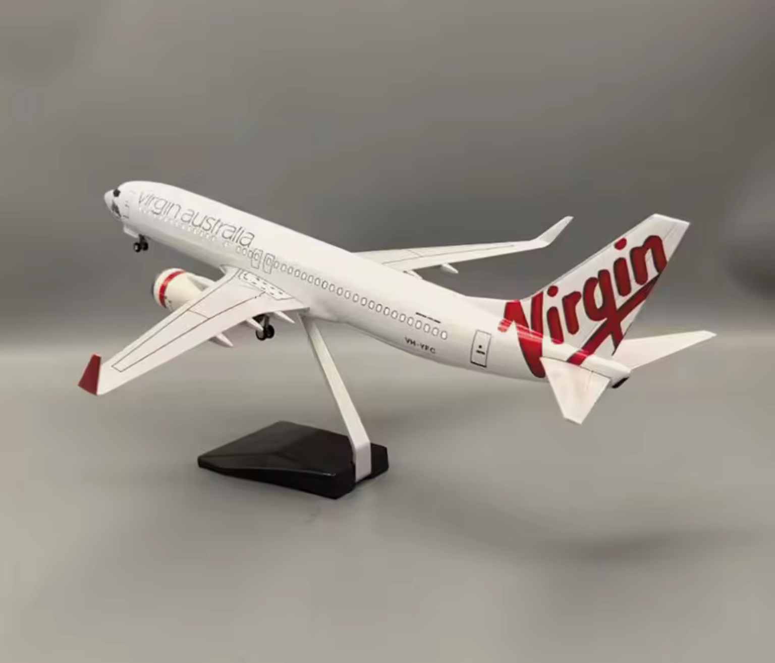 47cm 1/160 LED & Non LED Virgin Australia 737-800 Model Plane