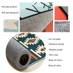 Air New Zealand Retro Teal Logo Rectangle Rug