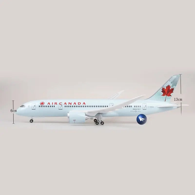 Air Canada Boeing 787-9 Duck Egg Blue Livery 47cm 1/160 LED & Non LED Model Plane