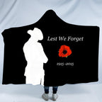 Anzac Day 3 Hooded Blanket