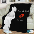 Anzac Day 3 Throw Blanket