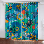 Aboriginal Qantas Nalanji Dreaming Window Curtains