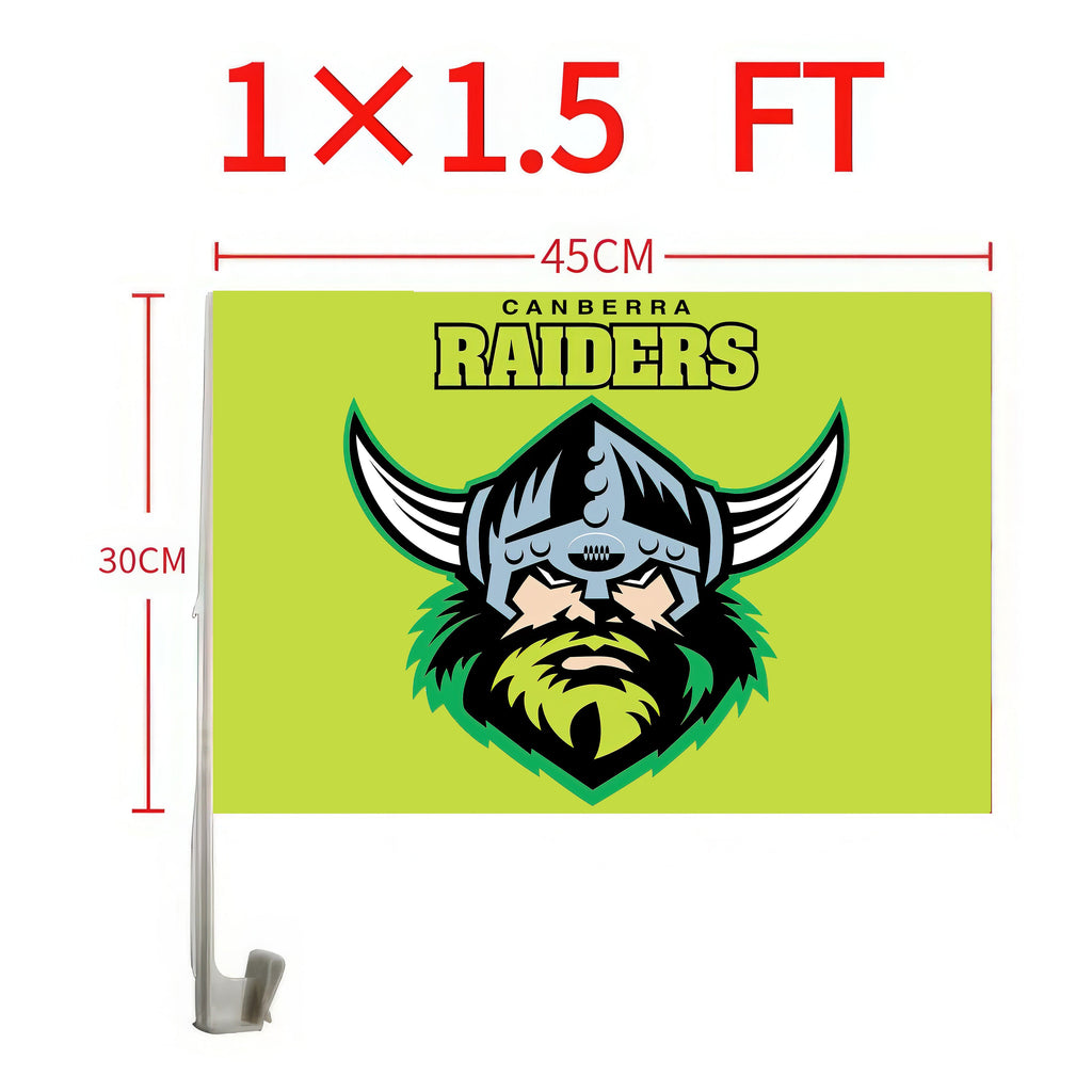 Canberra Raiders Car Flag/s