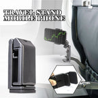 Airplane Phone Holder, Portable Travel Stand Desk Flight Foldable Adjustable Rotatable Seat Bracket