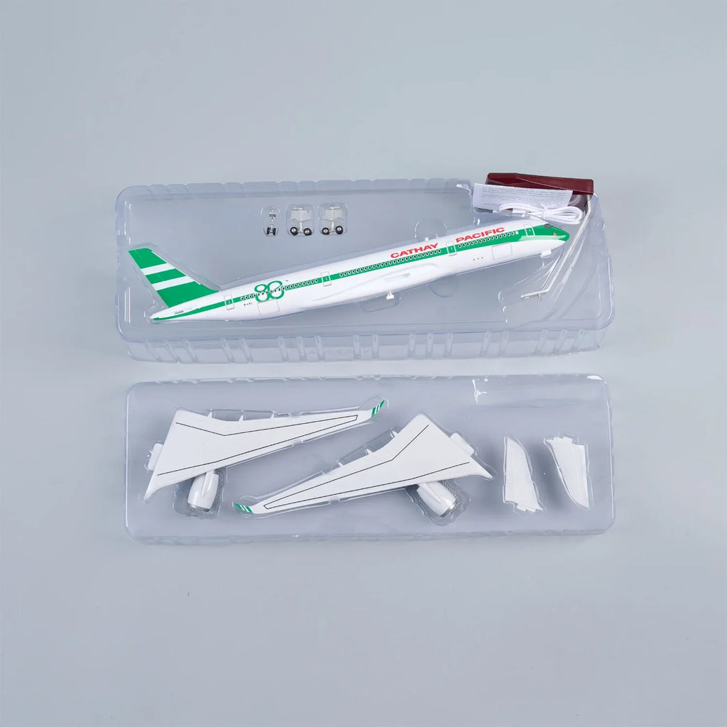 Cathay Pacific 80th Anniversary Airbus A350 47cm 1/160 LED & Non LED Model Plane