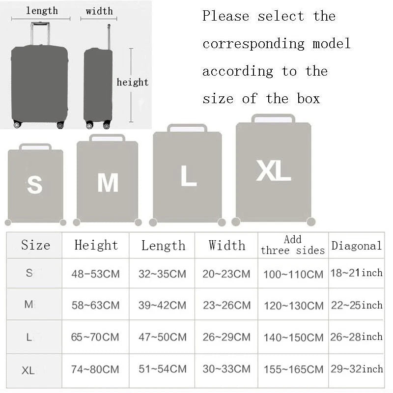 747 Head on Luggage / Suitcase Covers