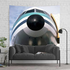 Air New Zealand Dc-10 Up Close Tapestry