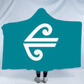 Air New Zealand Retro Koru Hooded Blanket