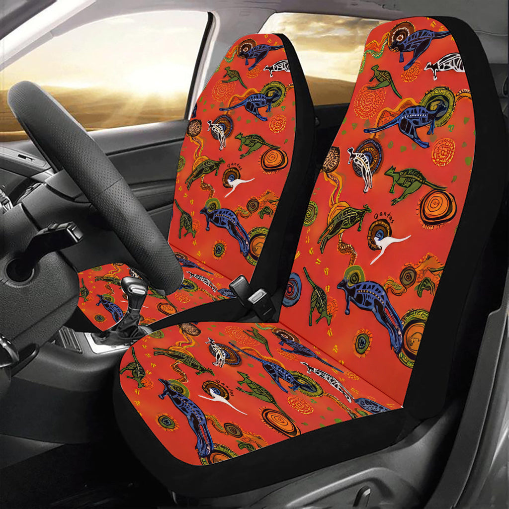 Aboriginal Wunala Dreaming Car Seat Covers