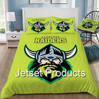 Canberra Raiders Logo Doona / Duvet Cover and 2 Pillow Slips