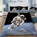 Astronaut on Space Walk Doona / Duvet Cover and 2 Pillow Slips