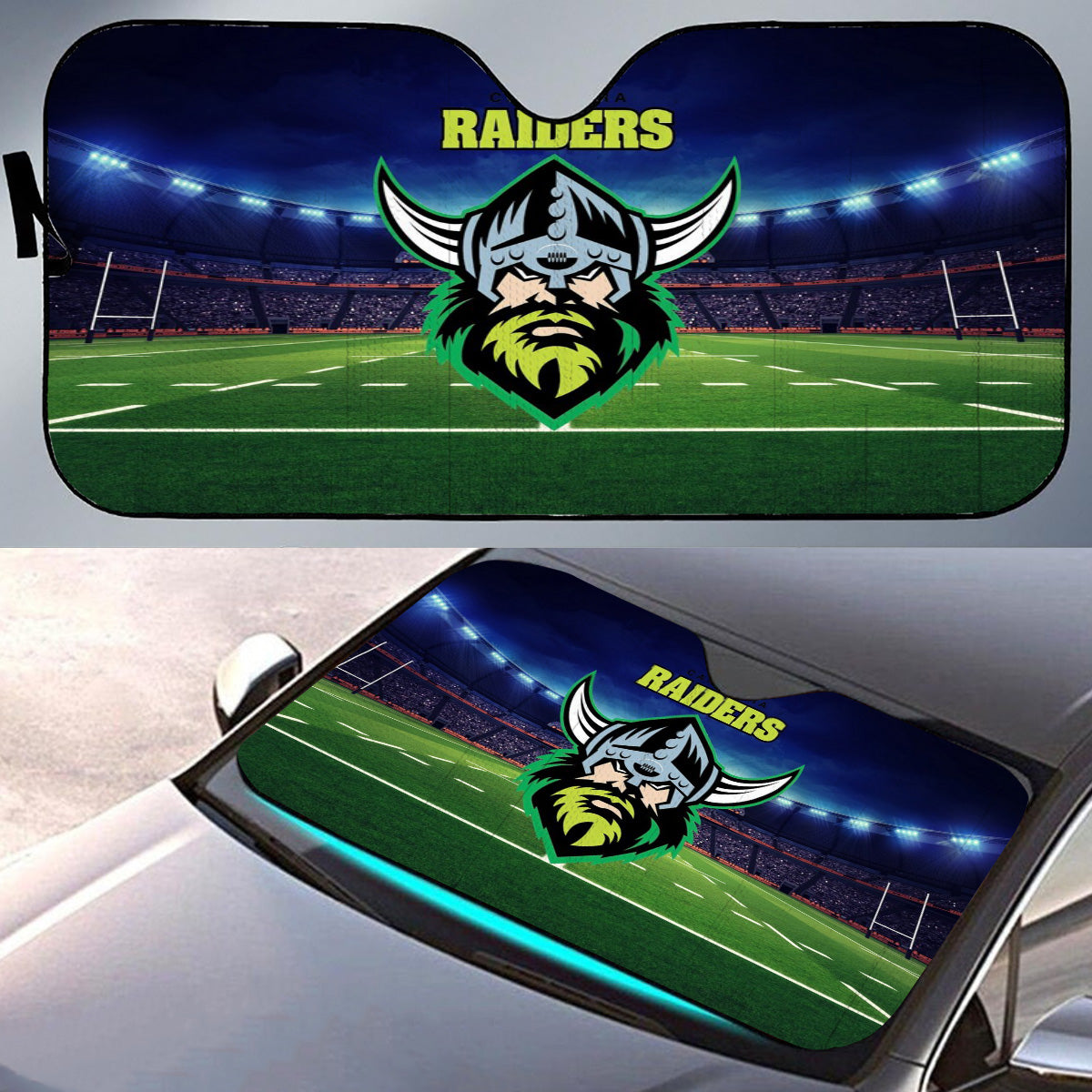 Canberra Raiders Windcreen Sunshade For Cars & Trucks  1JPDRAI